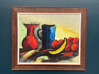 “Still Life with Fruits and Vase” by Rollo