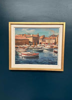 “Boats in the Harbor” by Ellis Wallin