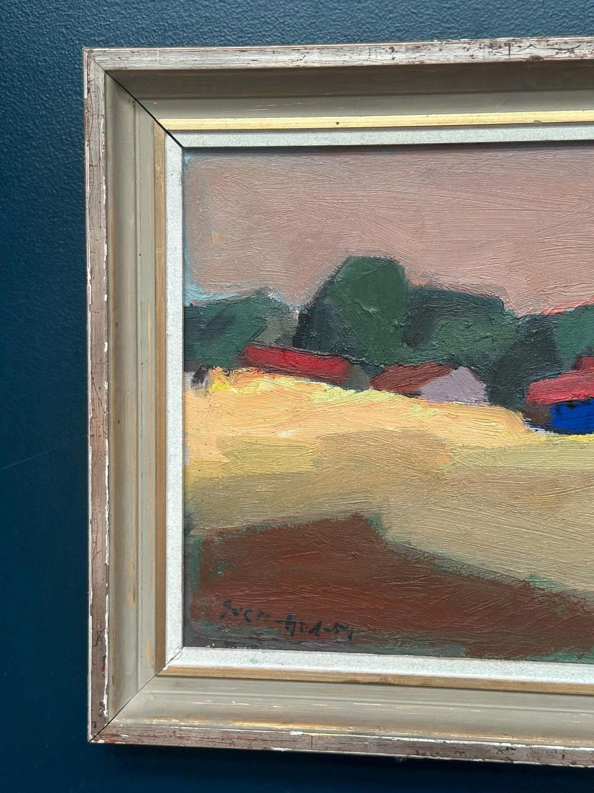 “Huts with Red Roofs” by Sven Andersson