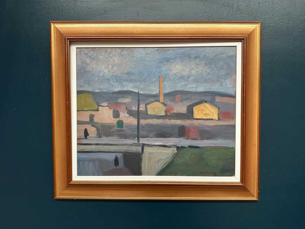“Buildings and Chimney” by Åke Winnberg