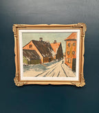 Townscape” by Harriet H. Axéll (b. 1938, Ljungby)