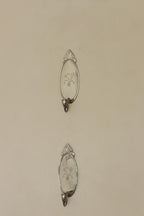 Pair of Mid Century Swedish Pewter Sconces with Mirror by Svenskt - Tenn