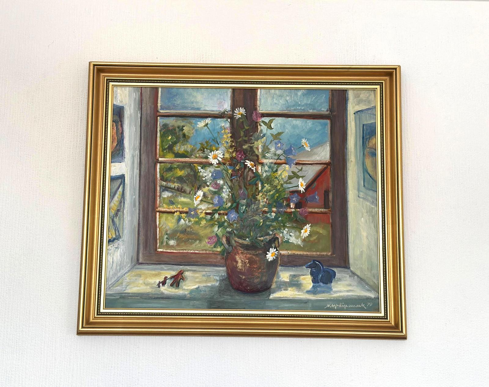 “Flowers by the Window” by Kaj Järpemark