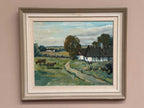 “Farms with Grazing Cows” by Hjalmar Lindblom