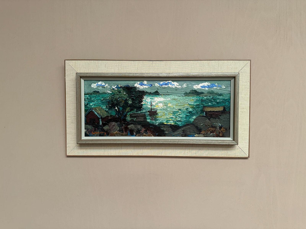 “Coastal Village” by Bertil Wahlberg