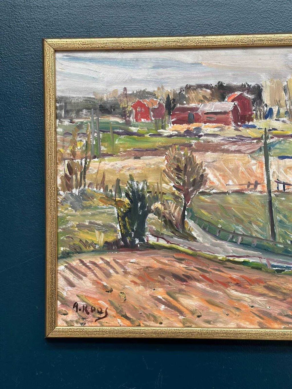 “Landscape” by Alexander Roos (1895–1973)