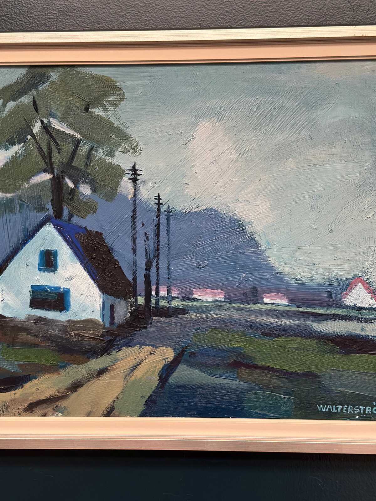 “Landscape with House” by Ingvar Walterström