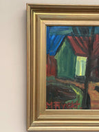 “Landscape with House” by Manfred Flyckt