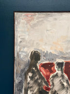 “Figure Composition” by Max Bilde (1919–2011)