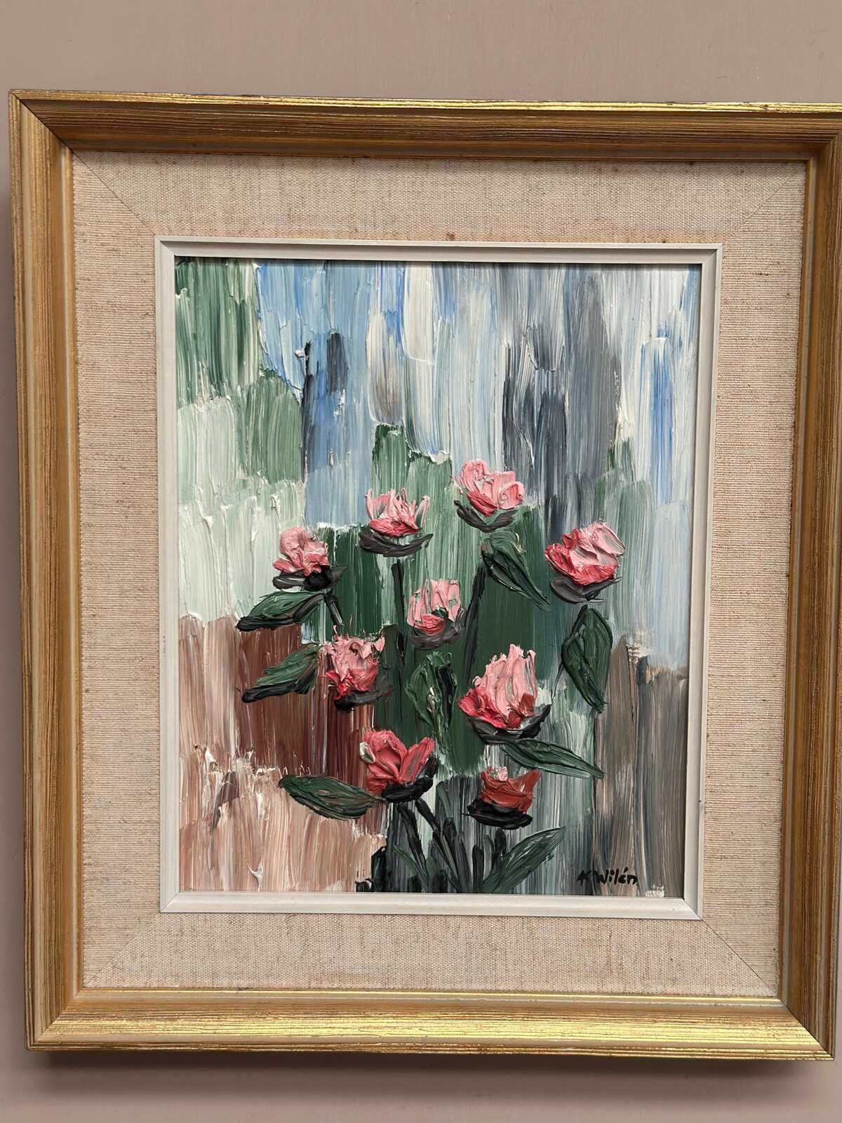 “Floral Impasto” by A. Wilén