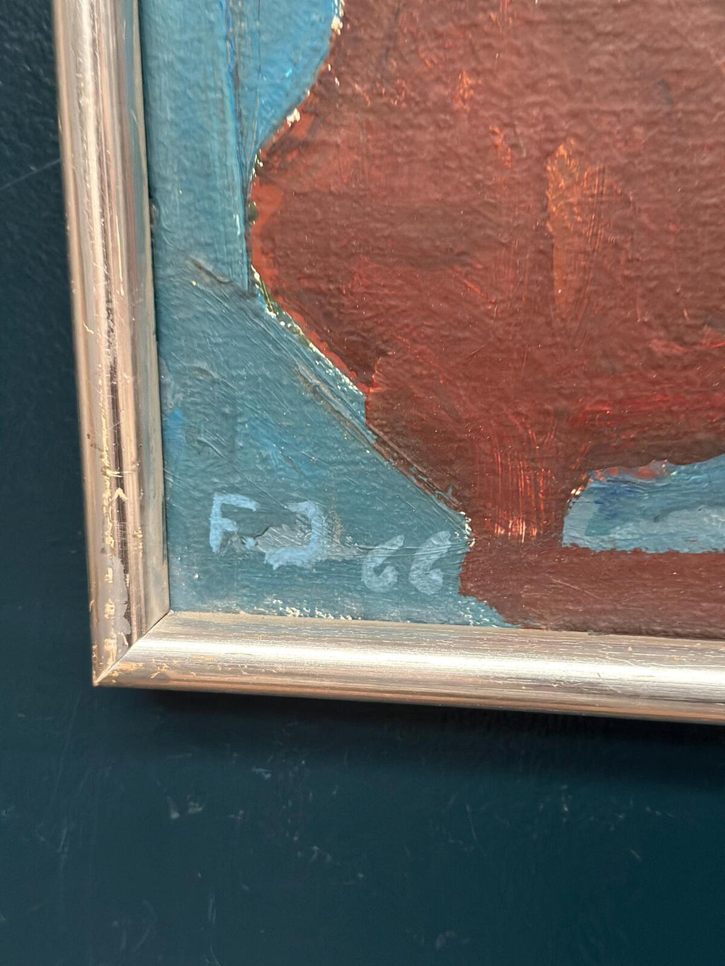 “Abstract Composition” – Dated 1966