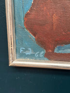 “Abstract Composition” – Dated 1966