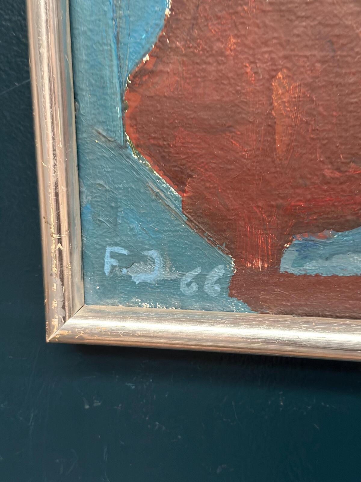 “Abstract Composition” – Dated 1966