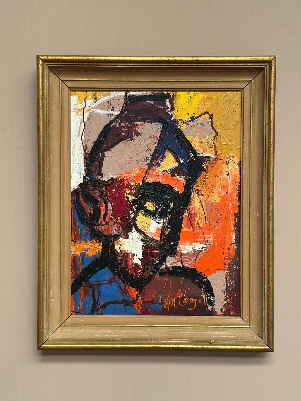 “Composition with Face” by Imre Antonyi