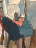“Seated Woman” by Gösta Stawåsen