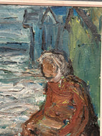 “Figure by the Harbor” by Einar Emland