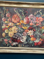 “Still Life with Flowers” by F. Wiegand