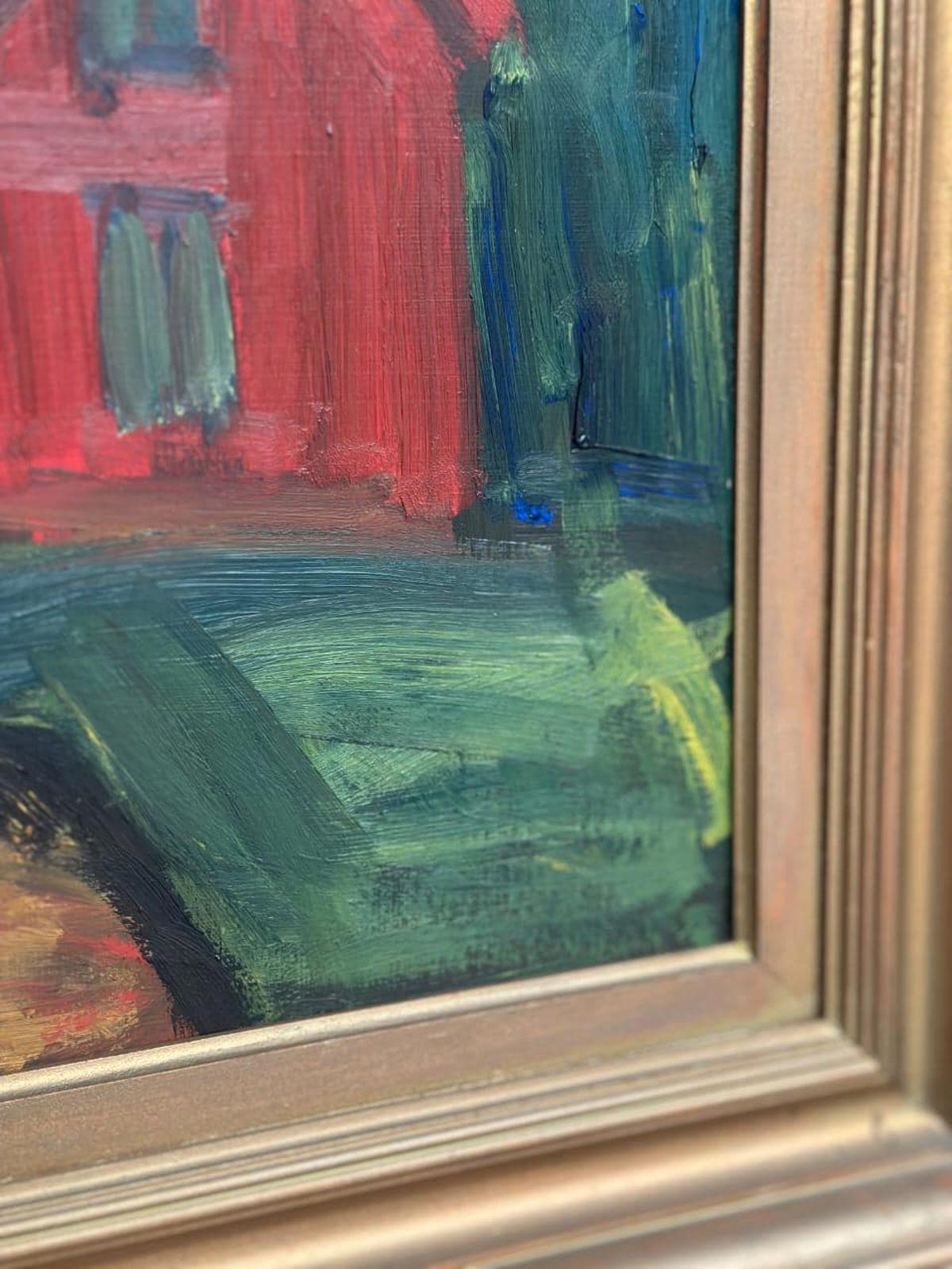 “Landscape with House” by Manfred Flyckt