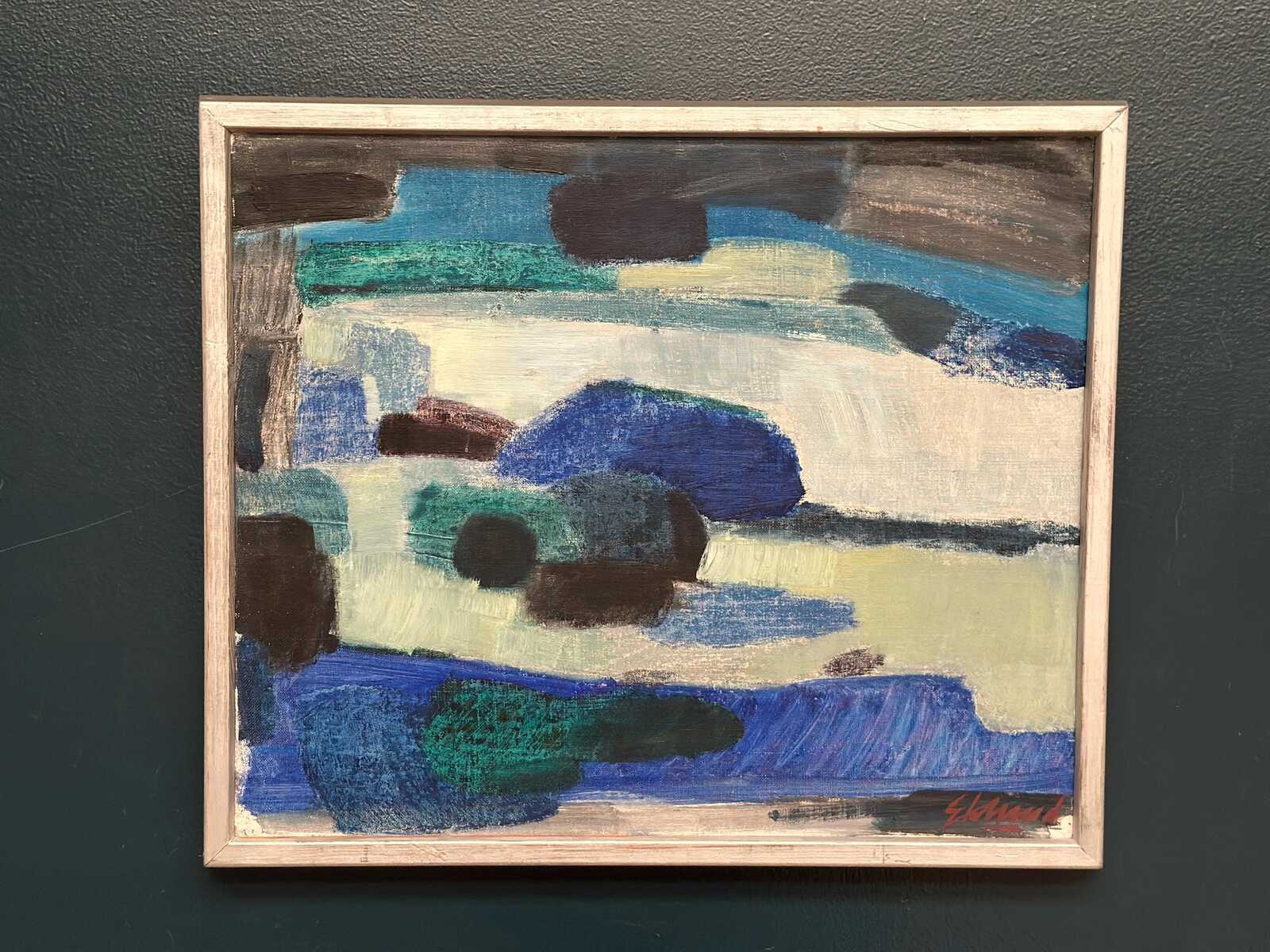 “Blå kust” (Blue Coast) by Bengt Eklund (1916–1989)
