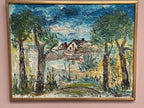 “Cottage Between Trees” by Stig Allan