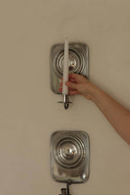 Pair Of Swedish Pewter Sconces By Svenskt - Tenn