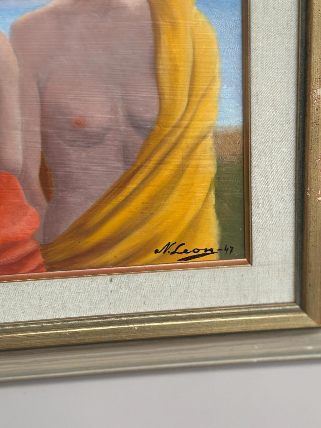 “Three Women” by N. Leon (1947)