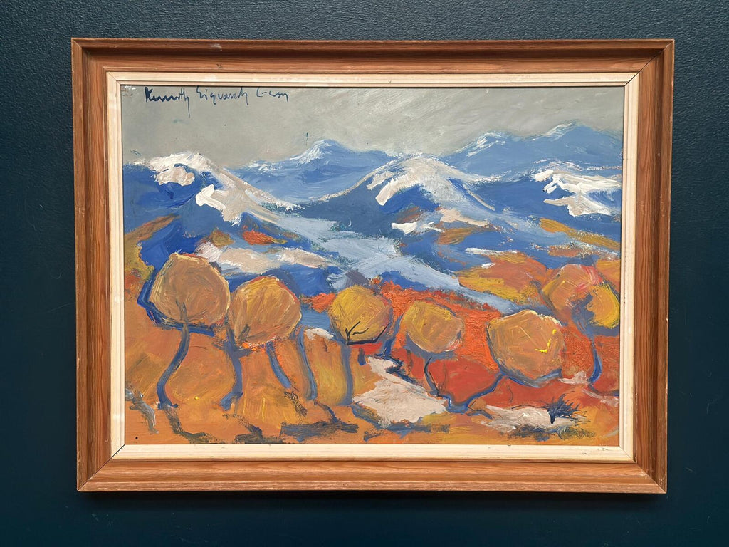 “Trees and Mountains” by Kenneth Sigvard