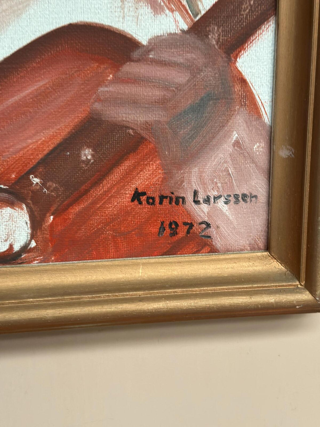 “Musician with Guitar” by Karin Larsson