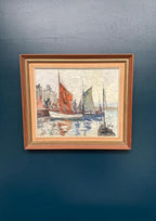 “Boats in Harbour” by Inge Camill