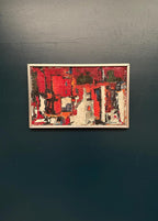 “Cityscape in Red” by Holger Oijens (1907–2004)