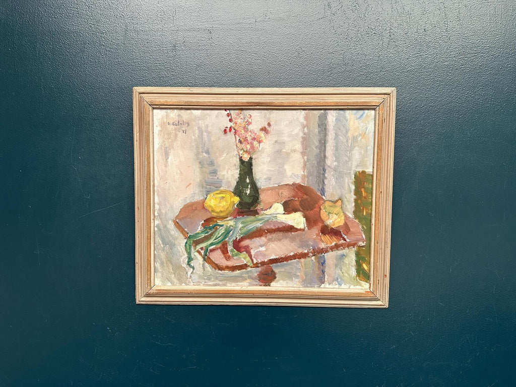 “Vase and Vegetables” by Arne Kilsby