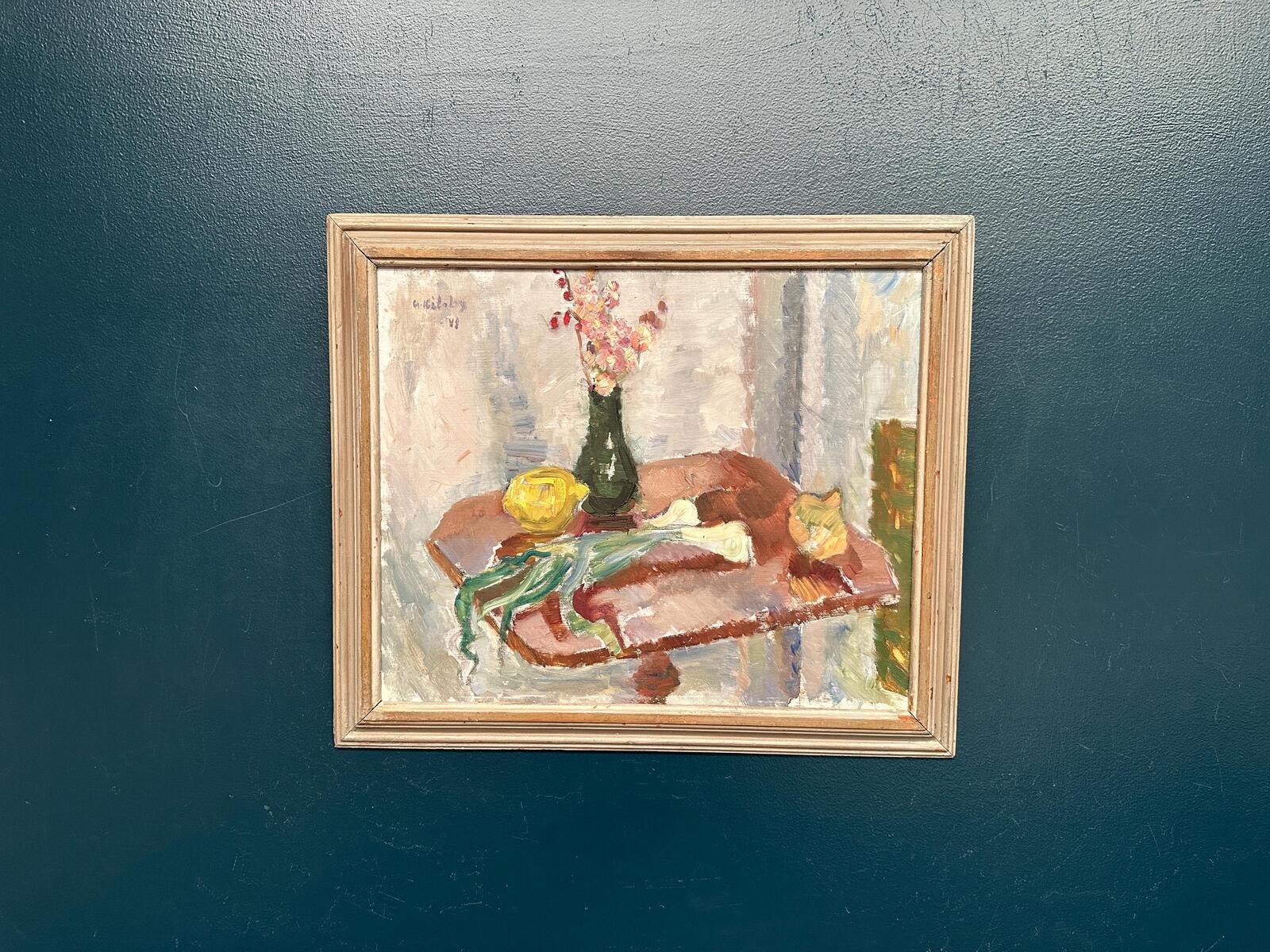 “Vase and Vegetables” by Arne Kilsby