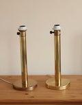 Pair of  Vintage Large Brass Table Lamps