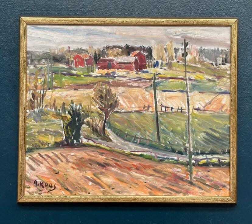 “Landscape” by Alexander Roos (1895–1973)