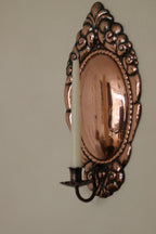 Pair of Vintage Swedish Copper Wall Sconces