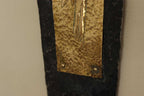 Pair Of Mid Century Swedish Brass and Wrought Iron Sconces with Bird Motifs