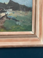 “Coastal Landscape with Cottage” by Arne Aspelin (1911–1990)