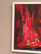 “Abstract Composition in Red” by Rune Pettersson