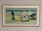 “Children on Donkeys at the Beach” by Tage Gavik
