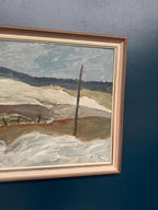 “Winter Landscape, Österlen” by E. O. Jonza