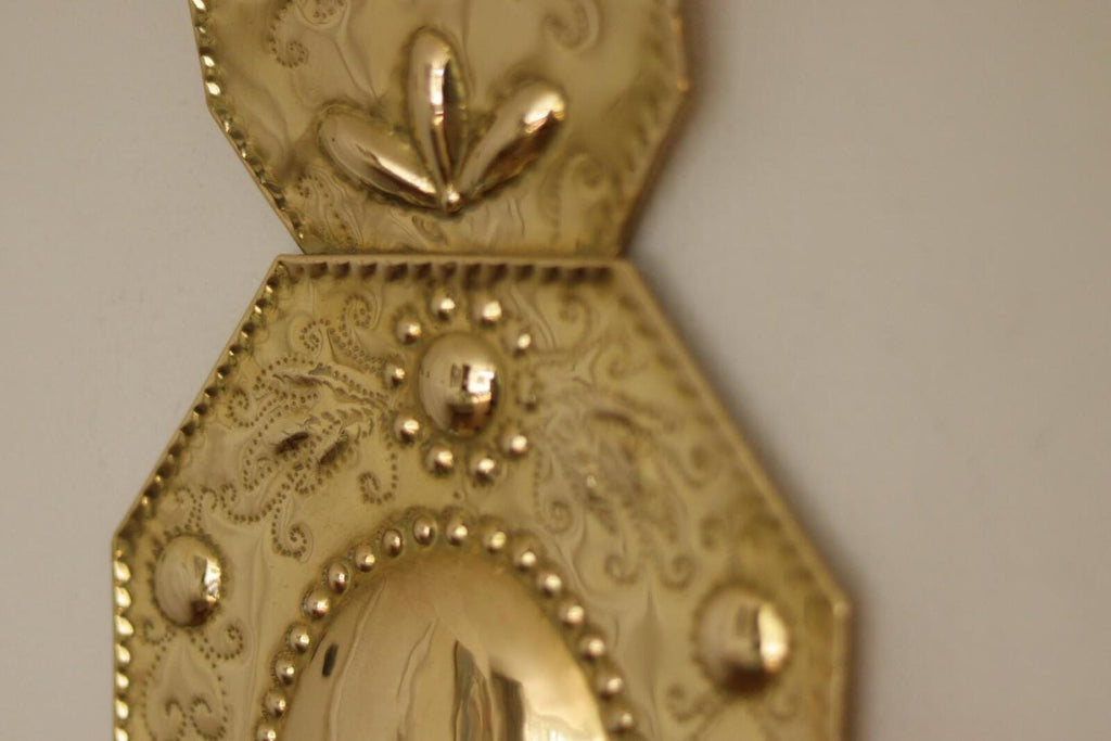 Pair Of Baroque-style Swedish Brass Sconces