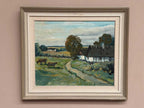 “Farms with Grazing Cows” by Hjalmar Lindblom