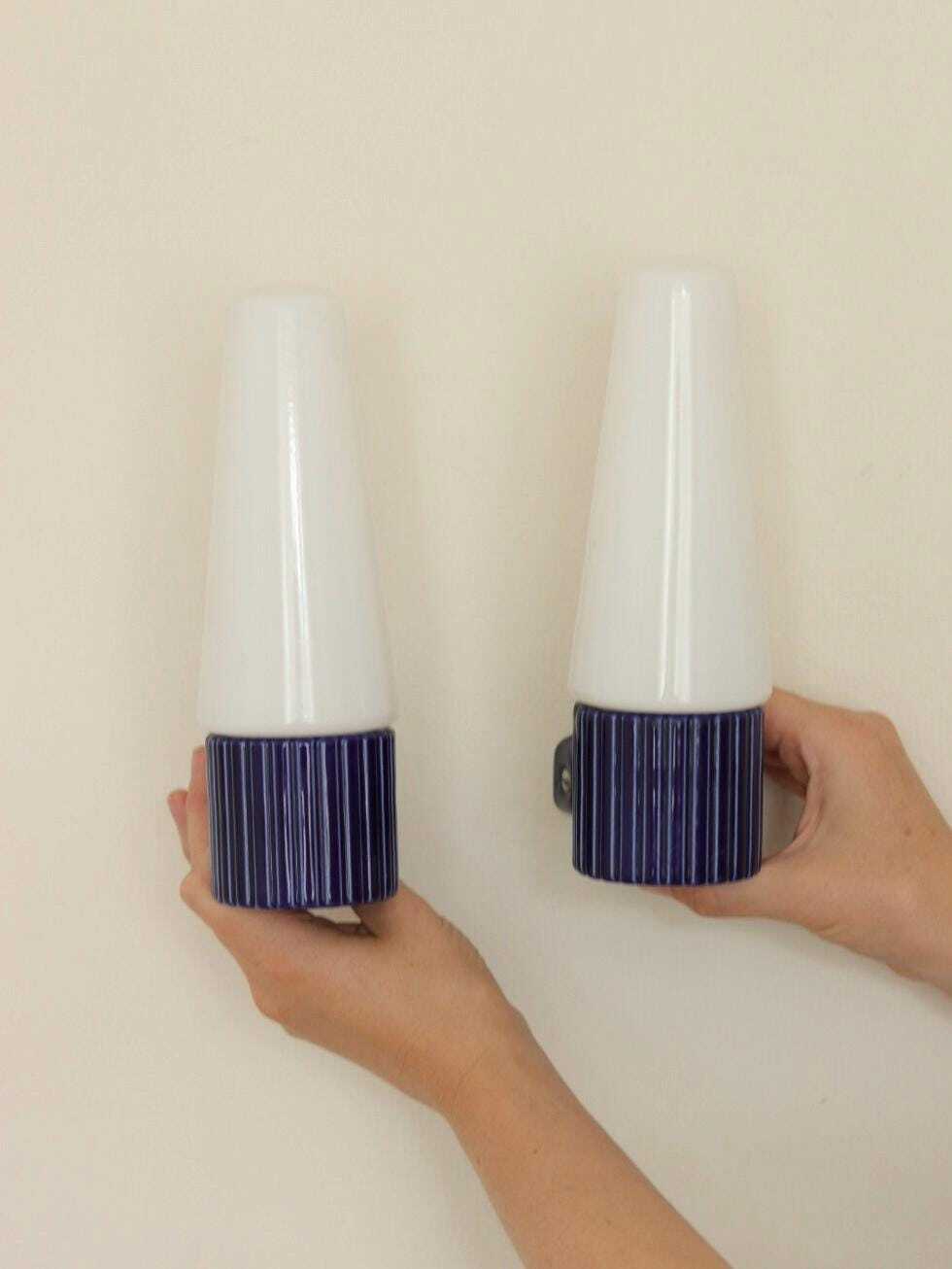 Pair of Swedish Wall lamps designed by SIGVARD BERNADOTTE for IFÖ