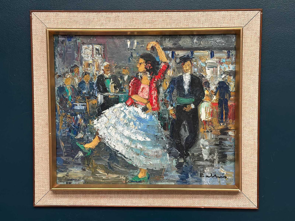 Dancing Couple in Lively Setting