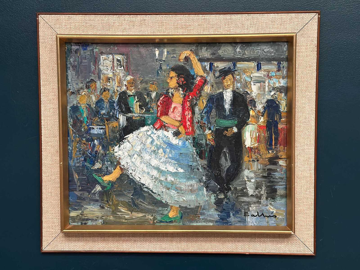 Dancing Couple in Lively Setting
