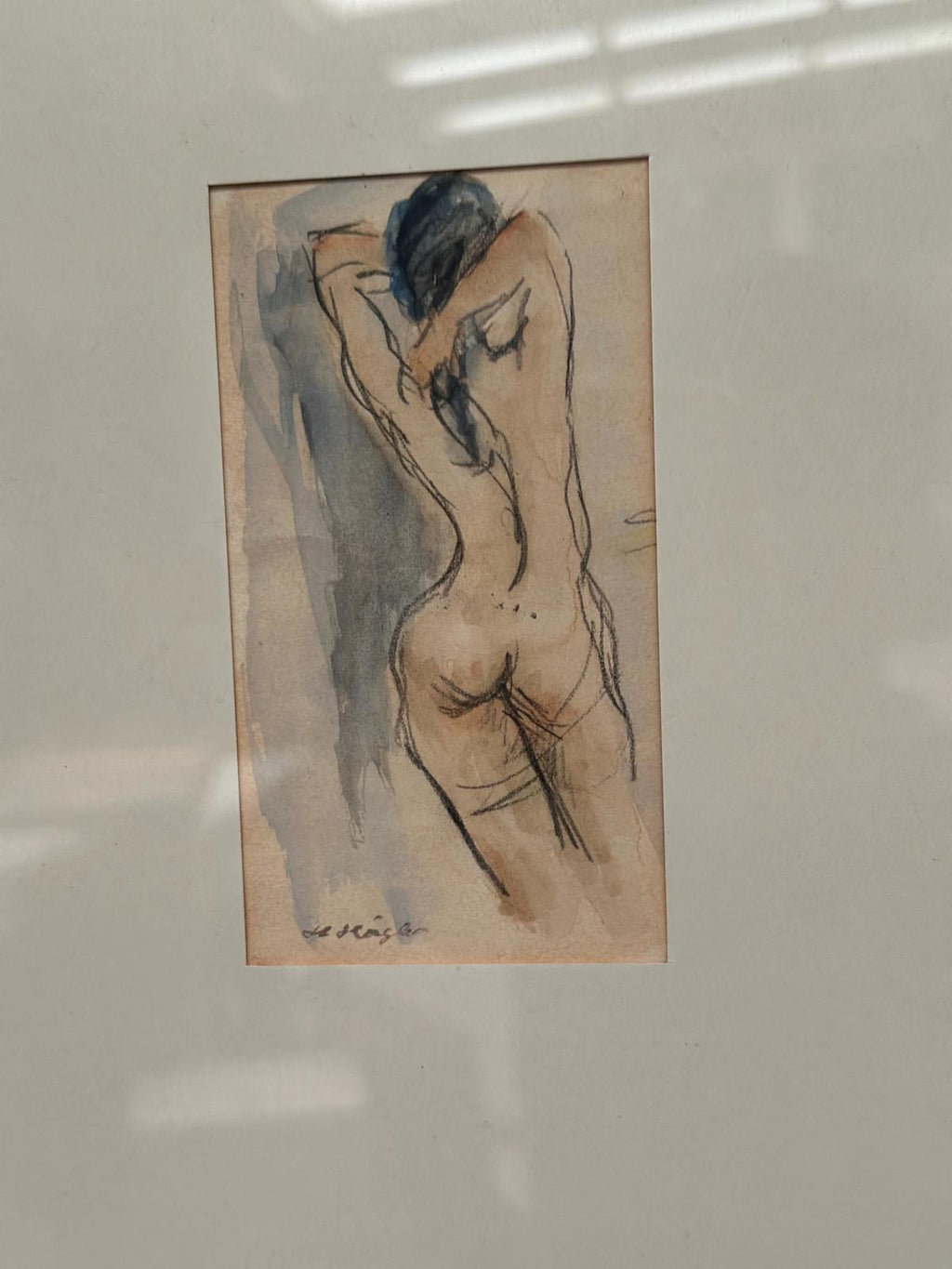 “Nude Study” by Helge W. Högbom