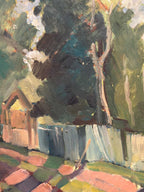 “Landscape with Fence” by Bajo