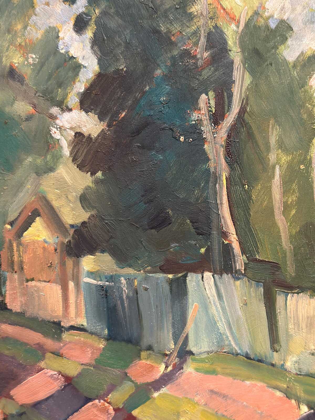 “Landscape with Fence” by Bajo