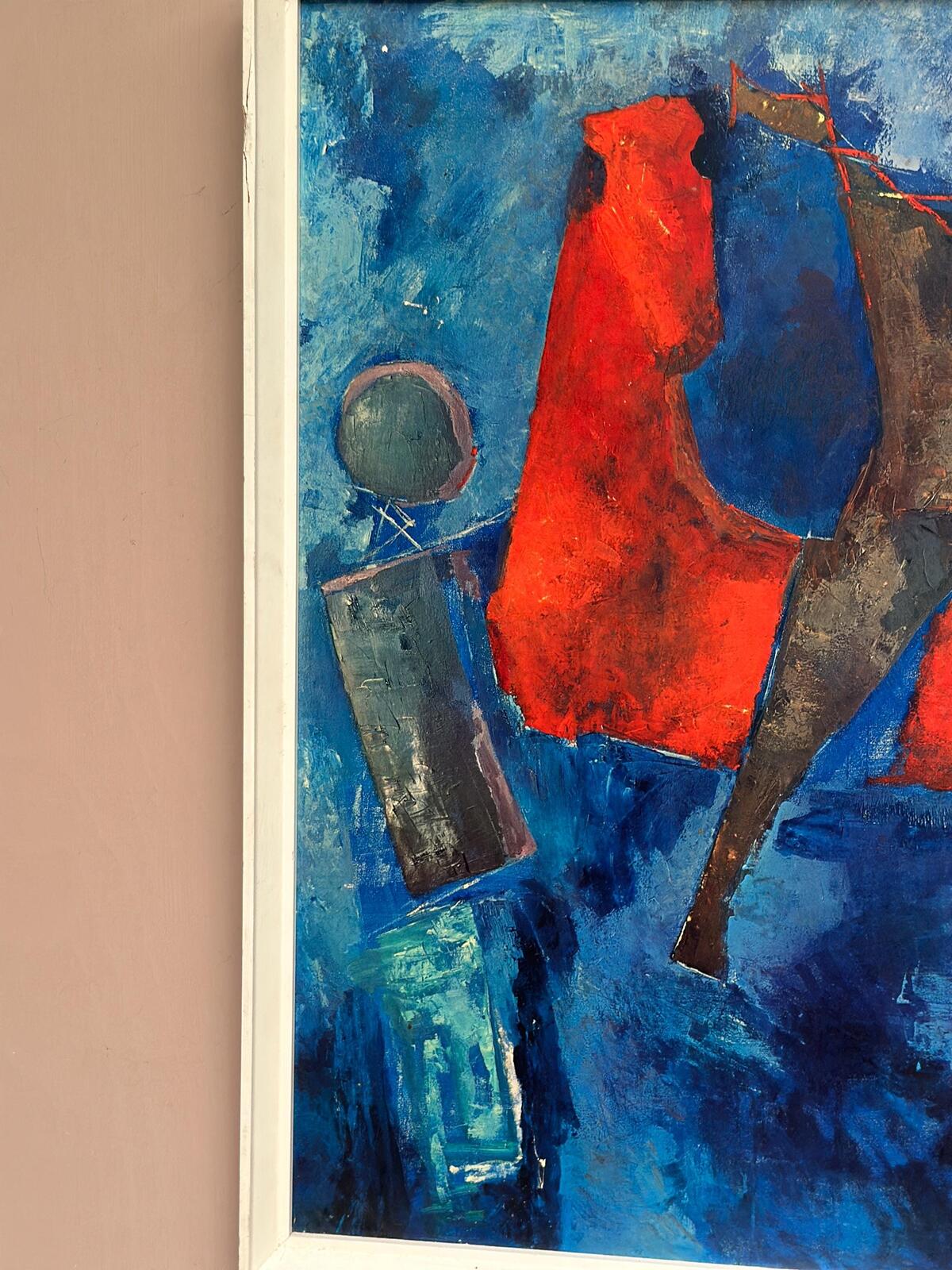 “PRÆSENTATION I BLÅT” by Marino Marini