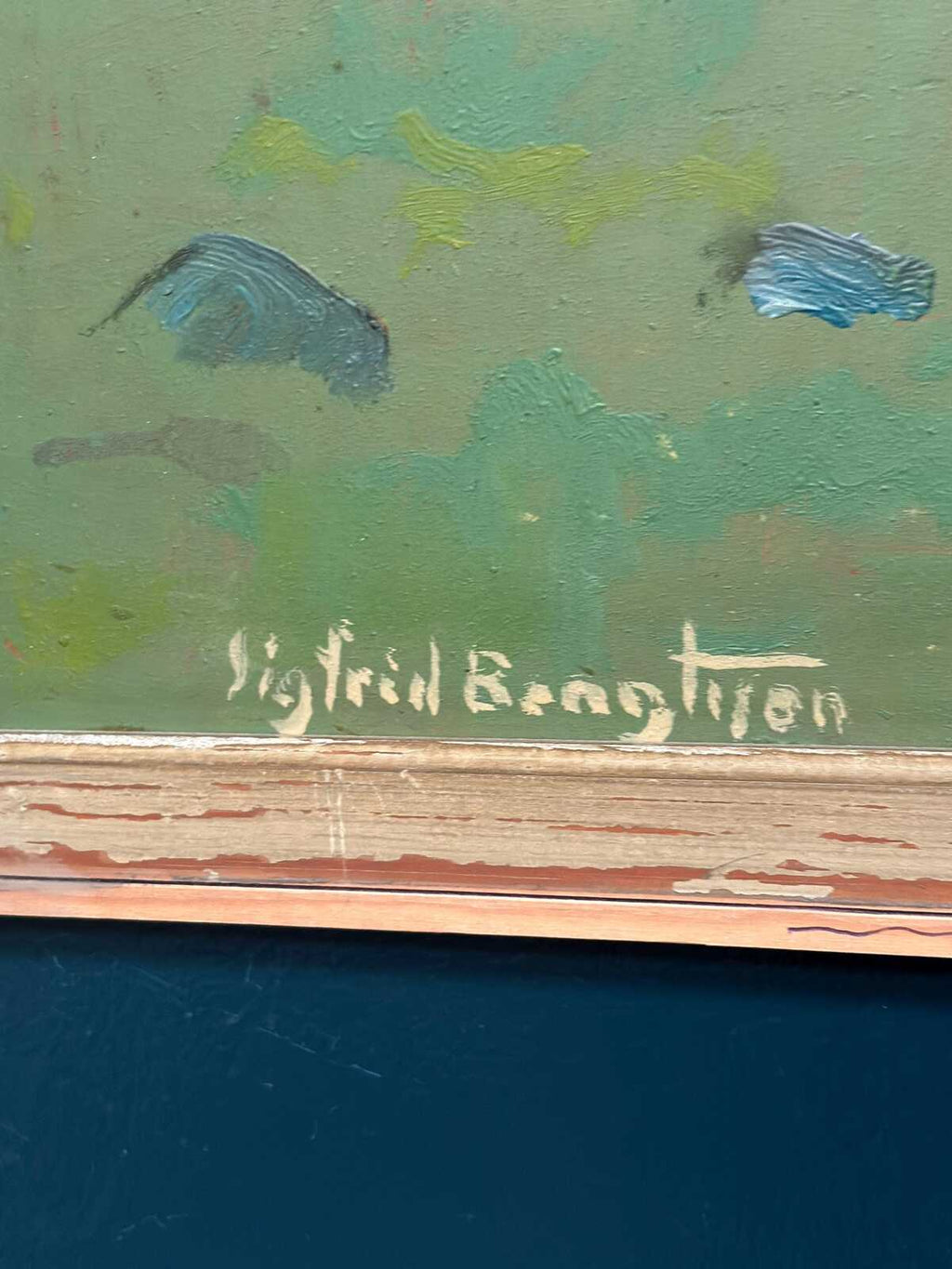 “Hästar på äng, Revinge” by Sigfrid Bengtsson